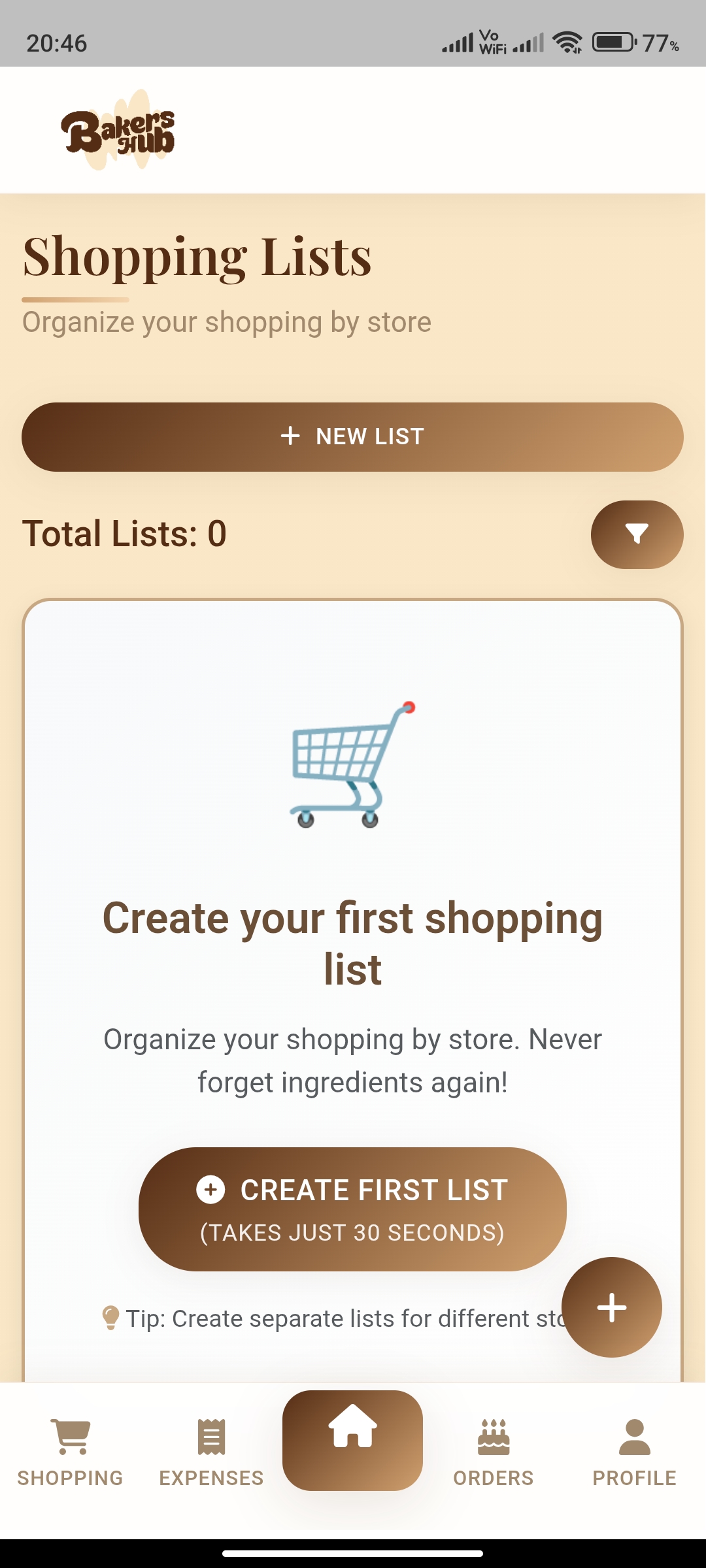 Bakers Hub App Screenshot 2