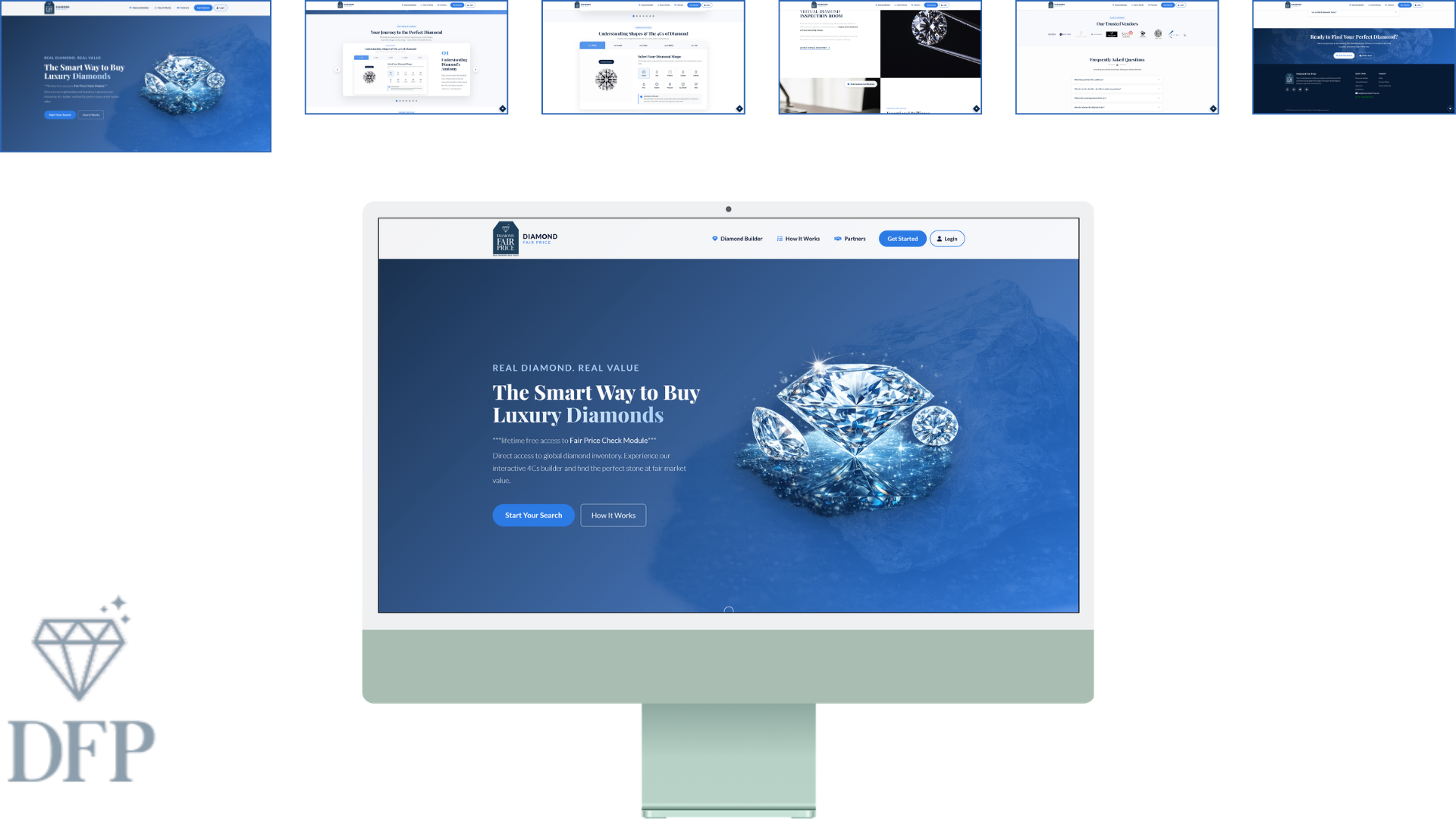 Diamond Fair Price Landing Page