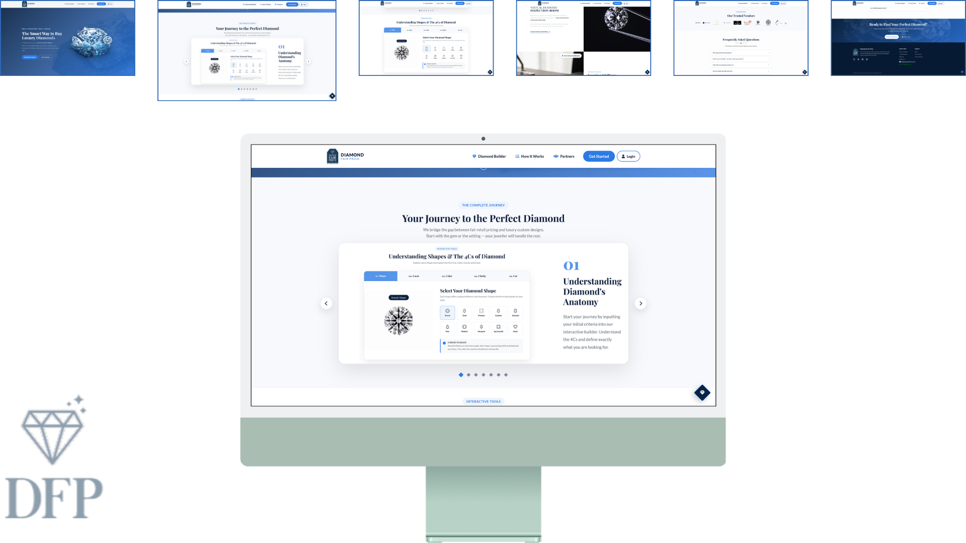 Diamond Fair Price Landing Page