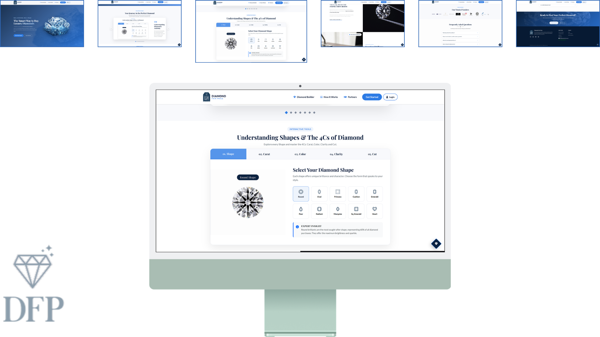 Diamond Fair Price Landing Page