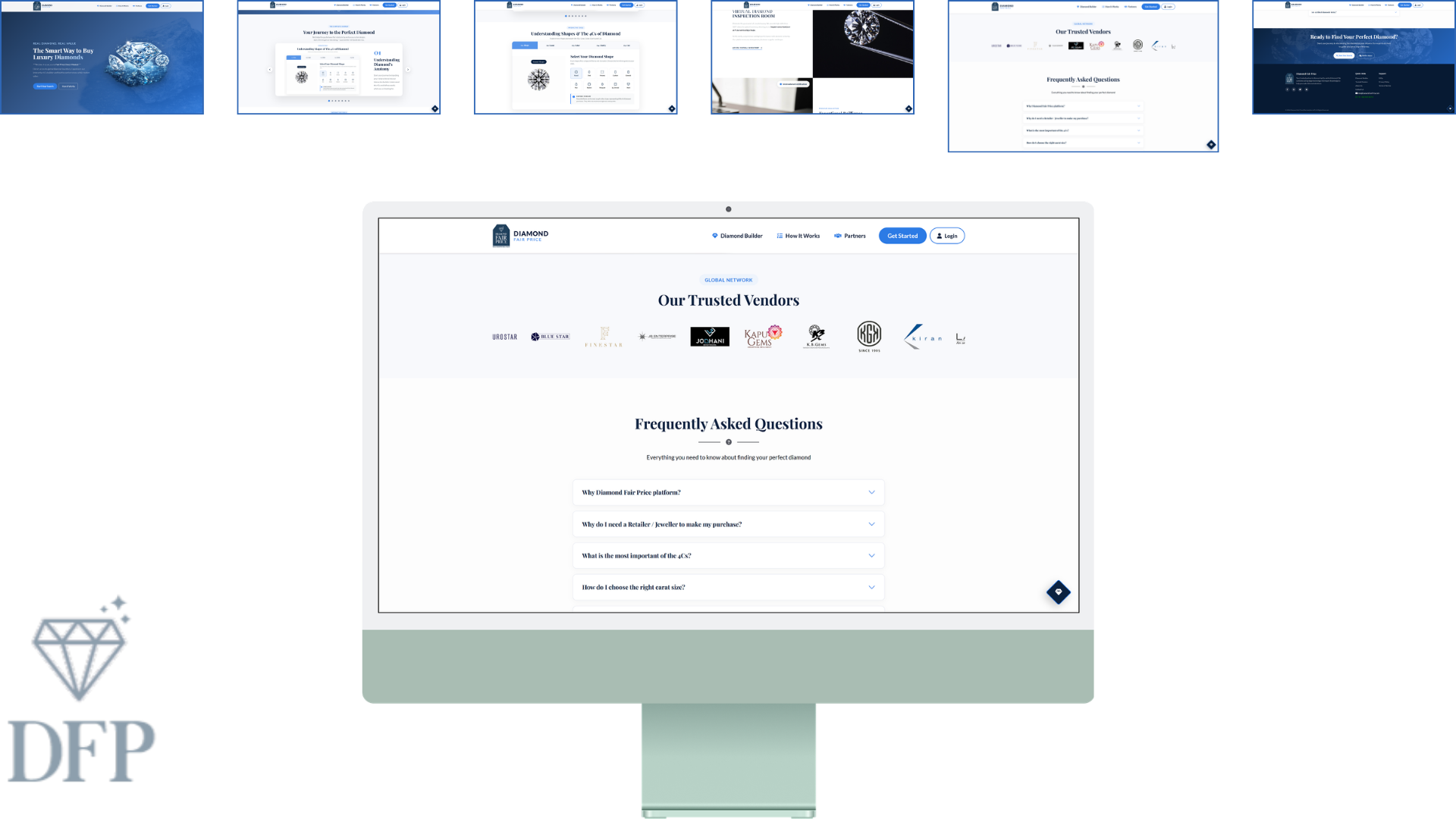 Diamond Fair Price Landing Page