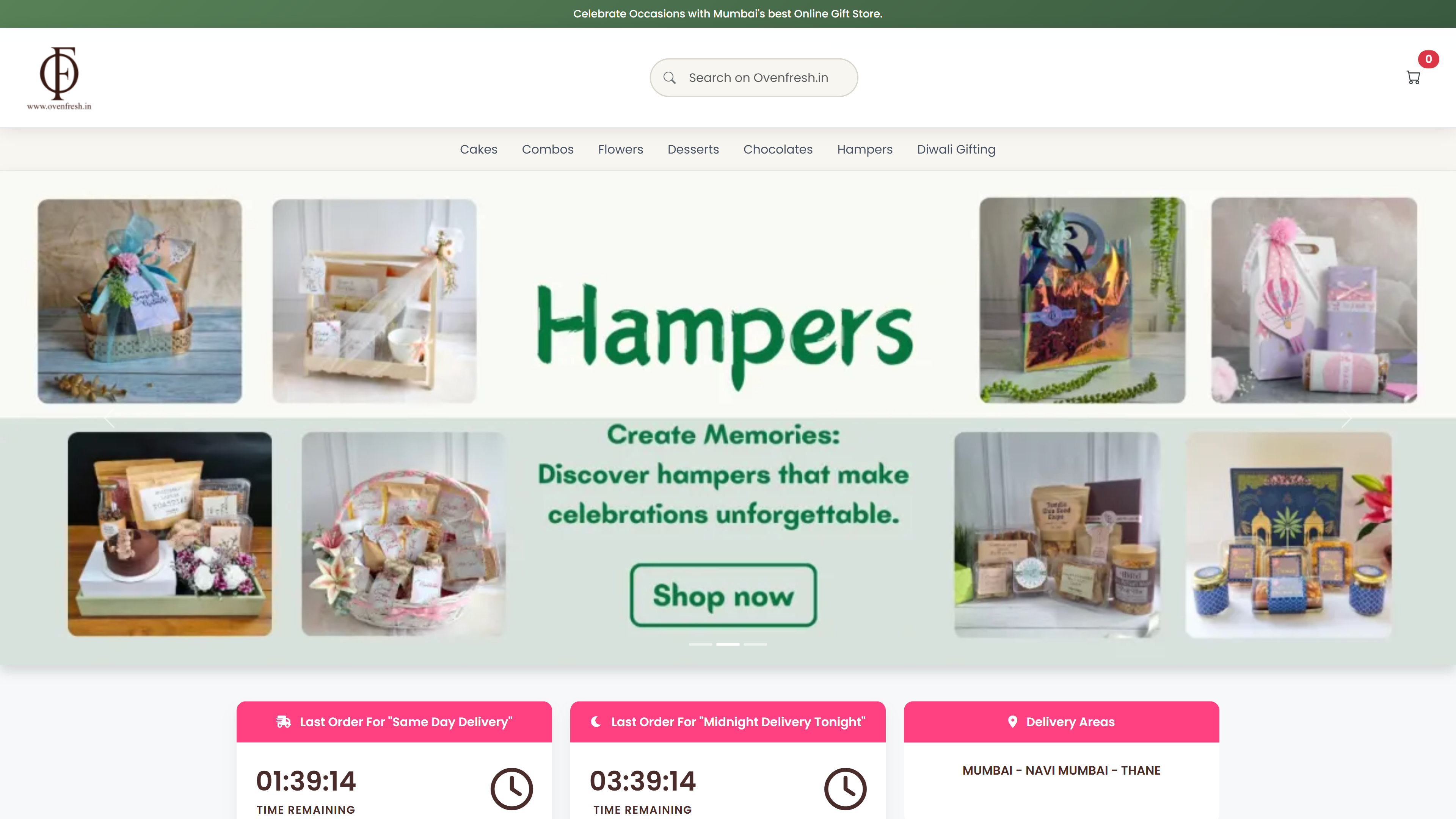 OvenFresh E-Commerce Storefront