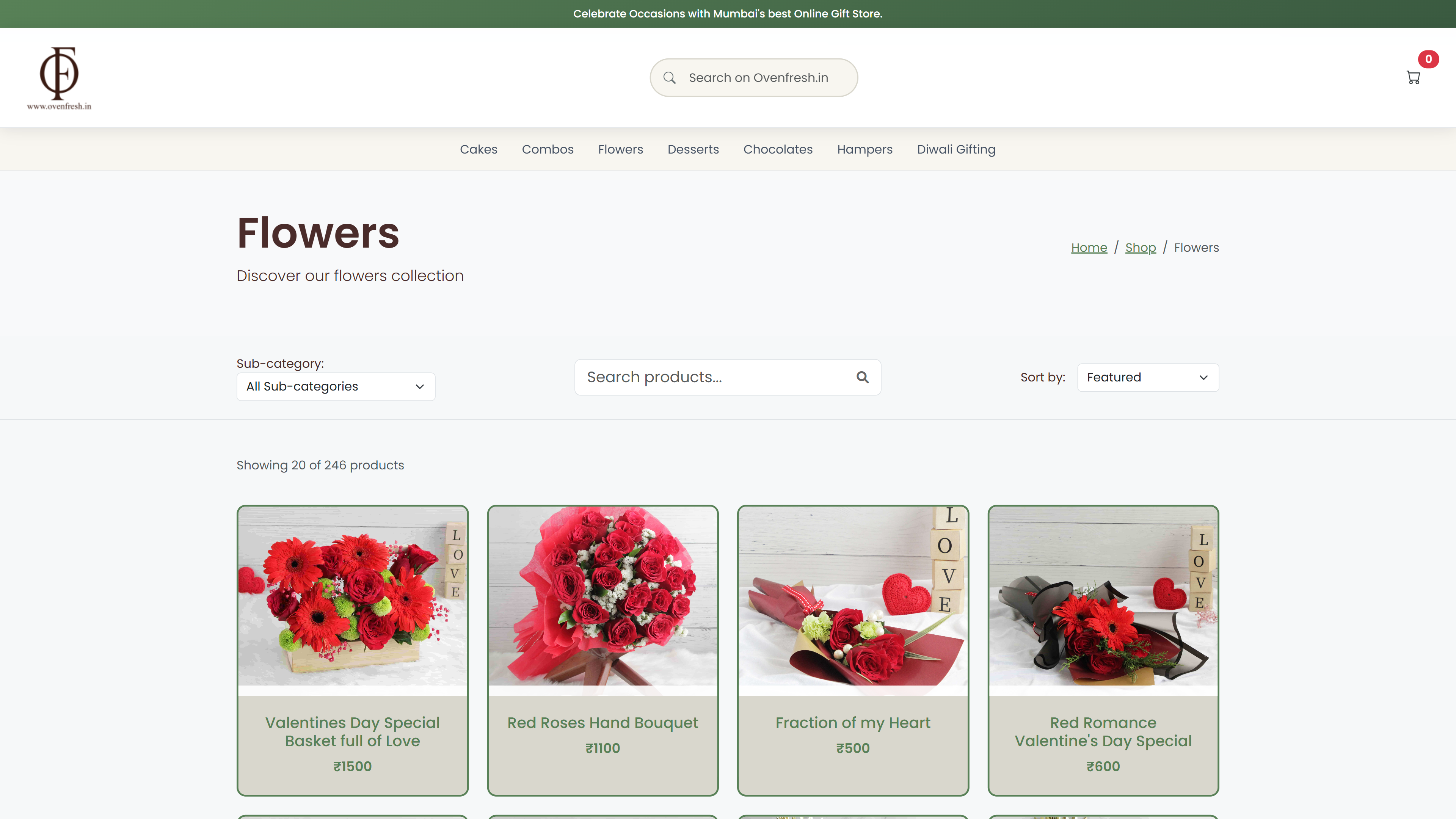 OvenFresh Custom Checkout Flow