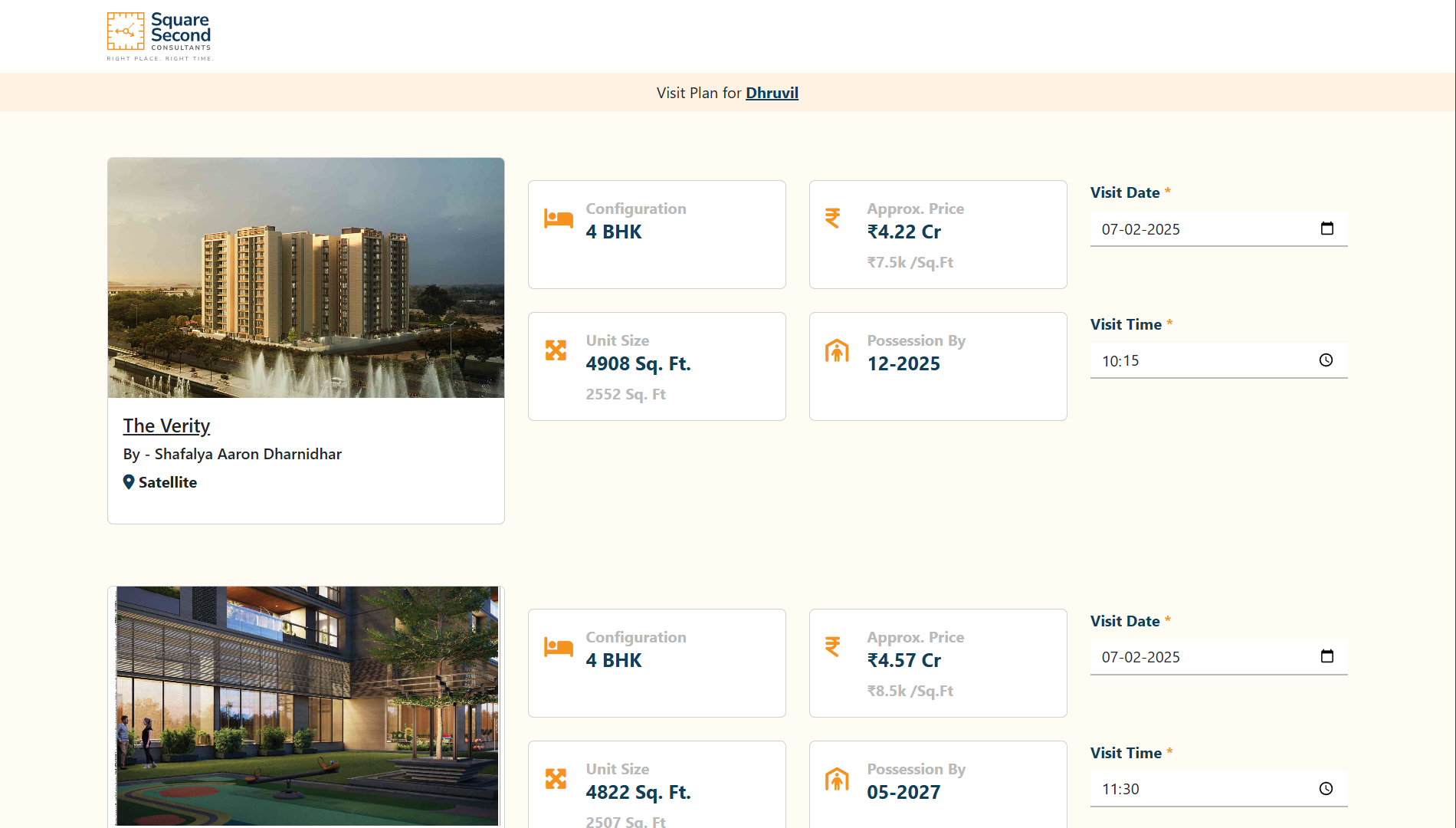 Visit Planner